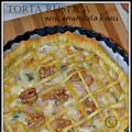 Torta rustica con pere gorgonzola e noci