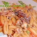 Malloreddus risottato con ciuffi di calamari