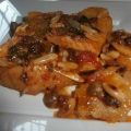 Baccalà con uvetta e pinoli