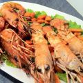 Crostacei alla Piastra con Papaya