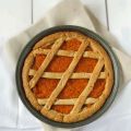 Crostata di farro alla marmellata di carote