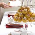 Bigne gratinati alle tre mousse