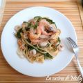 LINGUINE CON GAMBERETTI E RUCOLA