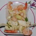 Insalata di mazzancolle e melone