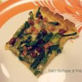 Torta salata con asparagi e pancetta