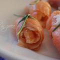 Rotolini di salmone affumicato