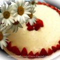 Cheesecake di ricotta, pesca ed amaretti