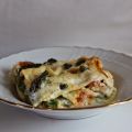 Lasagne con besciamella alla ricotta, scampi,[...]