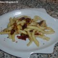 Fileja ai pomodori secchi e mandorle