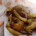 Polpettone con patate al forno