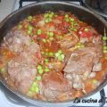 OSSOBUCHI DI TACCHINO CON FUNGHI E PISELLI