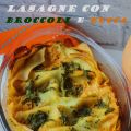 Lasagne con broccoli e zucca