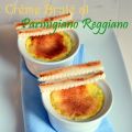 Crème brulé al parmigiano Reggiano