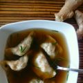 Zuppa di miso con ravioli