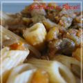 Mezze penne integrali al ragù di lenticchie