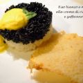 Riso bianco e nero alla crema di ricotta e[...]