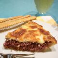 Torta al radicchio e taleggio con le noci