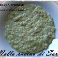 Risotto con crema di zucchine e stracchino