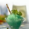 Granita allo sciroppo di menta