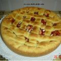 Crostata con marmellata e mandorle