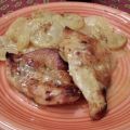 Pollo e patate con miele e senape