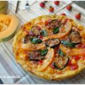 Pizza inconsueta al melone