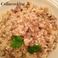 Risotto bell'inverno con funghi e salsiccia