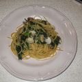 Spaghetti vongole e cime di rape