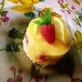 Cremoso al limone con lamponi