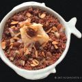 Riso rosso Ermes con baccalà in agrodolce