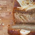 An apple, hazelnut and oat cake