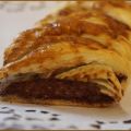 Treccia sfogliata al cioccolato