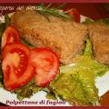Polpettone di fagioli borlotti