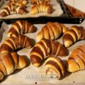 Brioche bicolore vaniglia e cacao