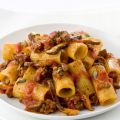 Rigatoni al ragu vegetale