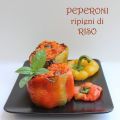 Peperoni ripieni di riso