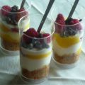 Lemon cheesecake verrines