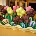 Centrotavola di biscotti: cookie pops!