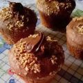 Muffin al cioccolato ripieni di Nutella