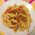 sedanini crudo pomodorini e capperi