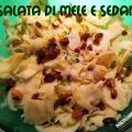 Insalata di mele e sedano bianco