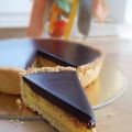 Crostata al semolino con ganasce al cioccolato