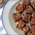 Brownies al caramello salato