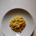 Risotto piselli e gamberetti