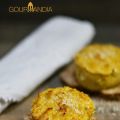 Tortini di zucca, coppa e taleggio