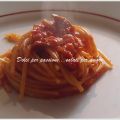 Spaghetti o bucatini all'amatriciana