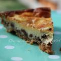 Cheescake al forno con gocce di cioccolato