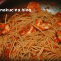 Spaghetti con gamberetti