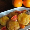 Polpette di pollo con arancia e limone
