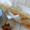 Sfoglie di pane di farro all'acqua